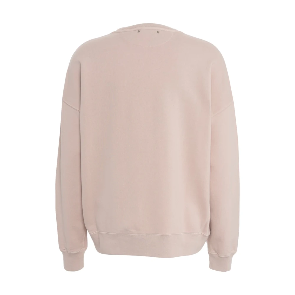 Golden Goose Rose Sweatshirt Ss25 Stijlvol Casual Comfort Pink Heren