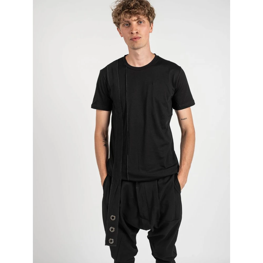La Haine Inside Us Stijlvolle Katoenen T-shirt Black Heren
