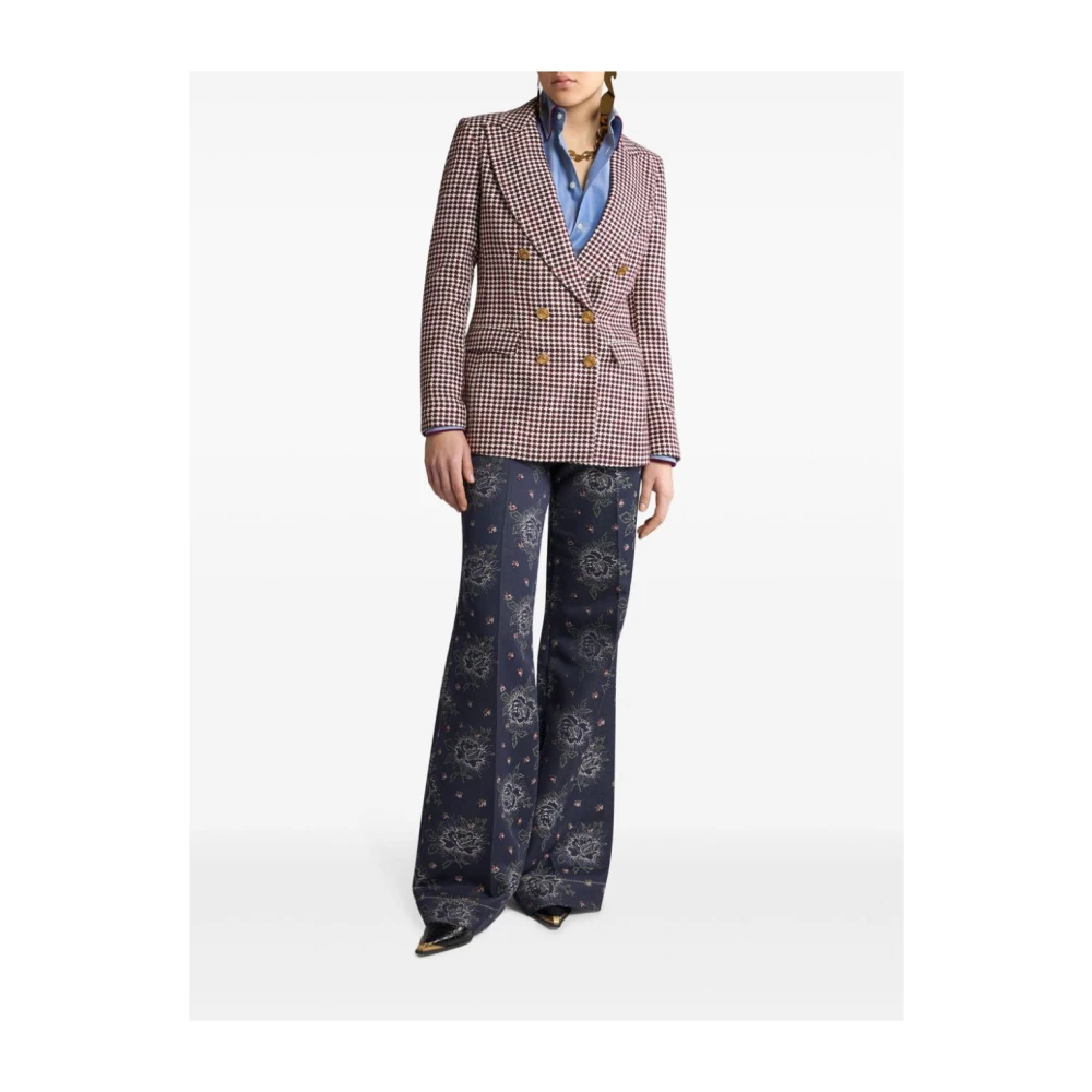 ETRO Multi-Color Jas MR S9800 Stijl Brown Dames