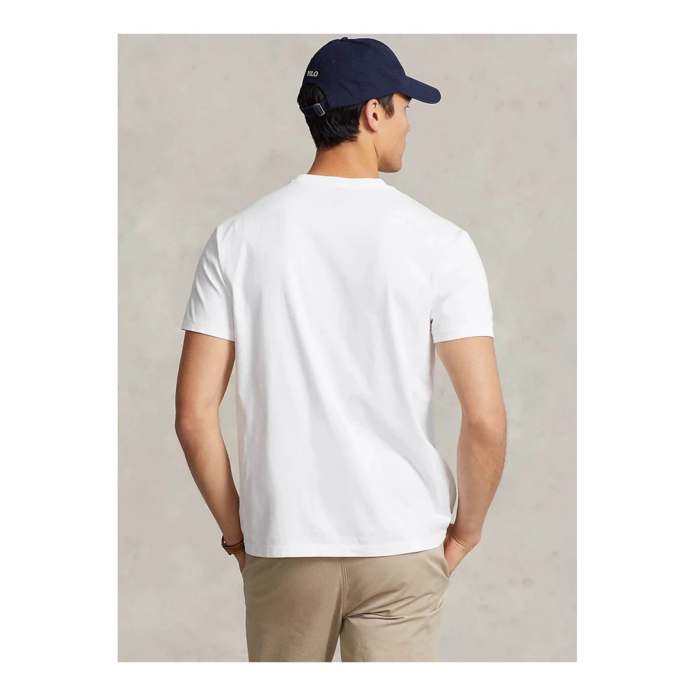 Ralph Lauren Korte Mouw Custom T-Shirt White Heren
