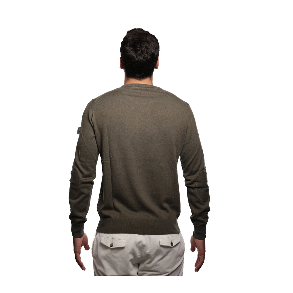 Peuterey Groene militaire stijl trui Green Heren