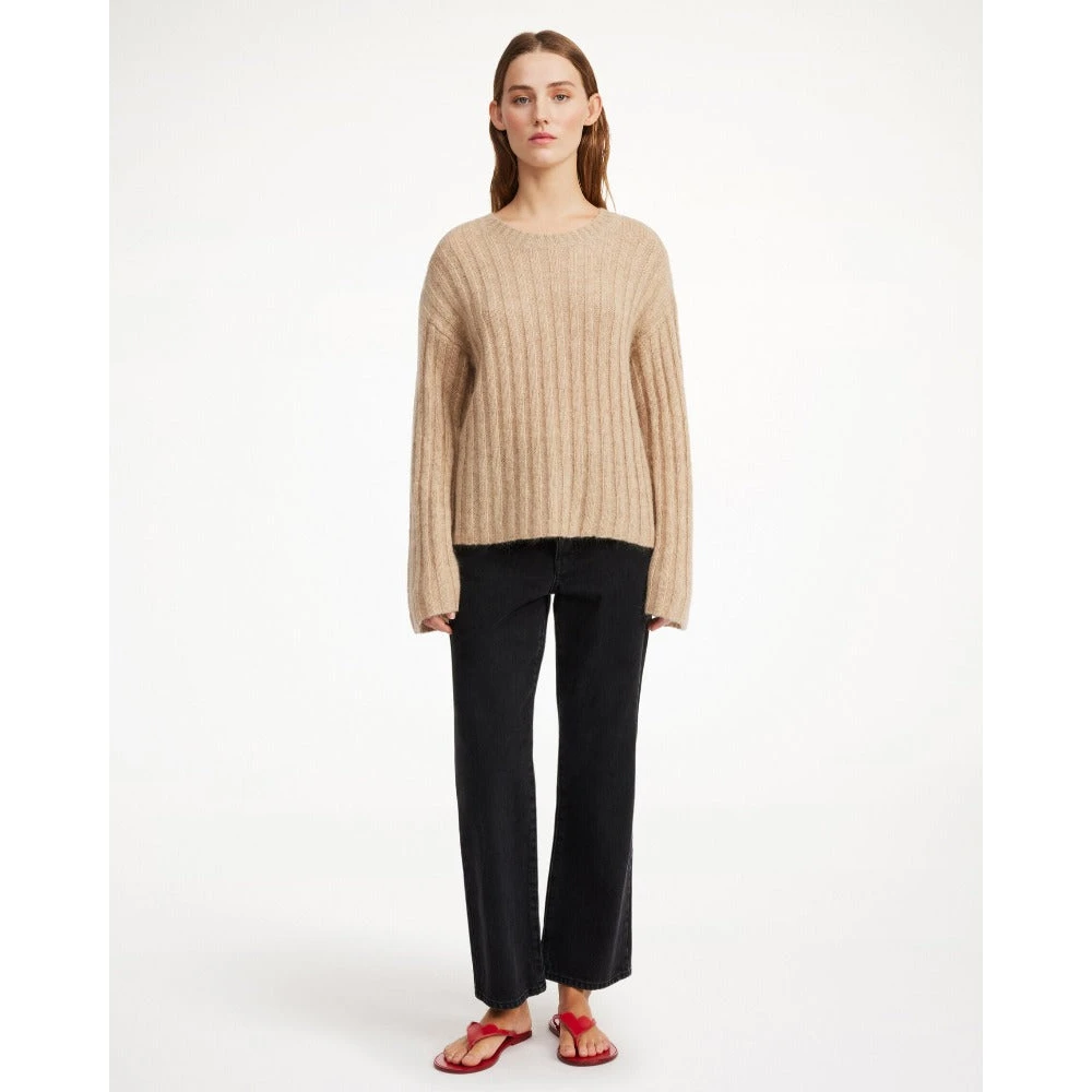 By Malene Birger Beige Twill Mohair Pullover Cierra By Herenne Birger Beige Dames
