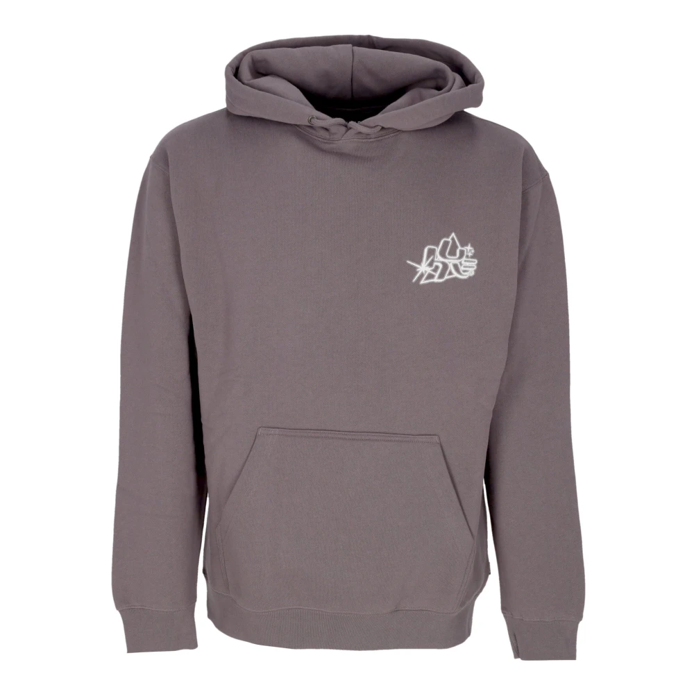 HUF Glow Po Hoodie Light Plum Purple Heren