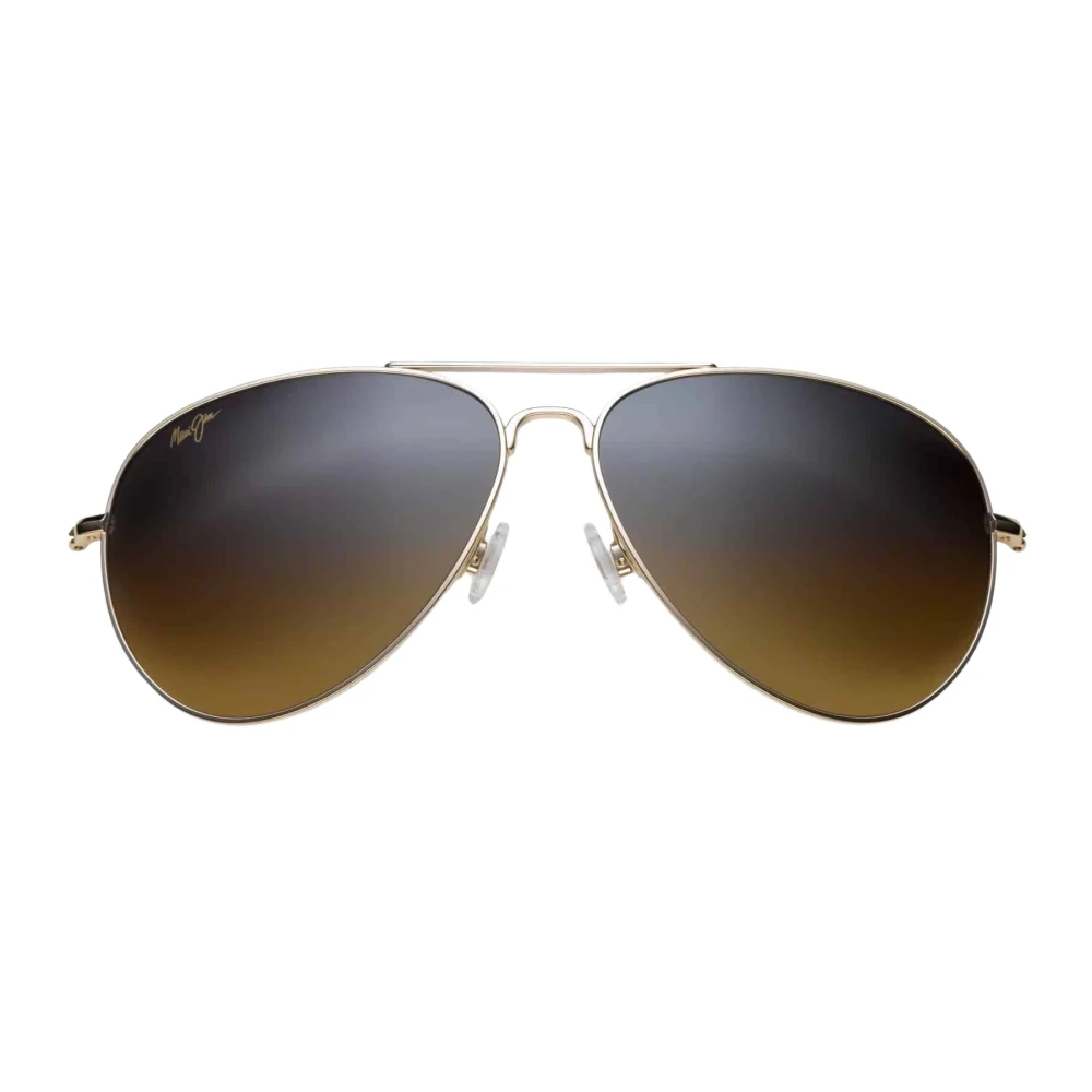 Maui Jim Unisex Yellow Mavericks Aviator Sunglasses
