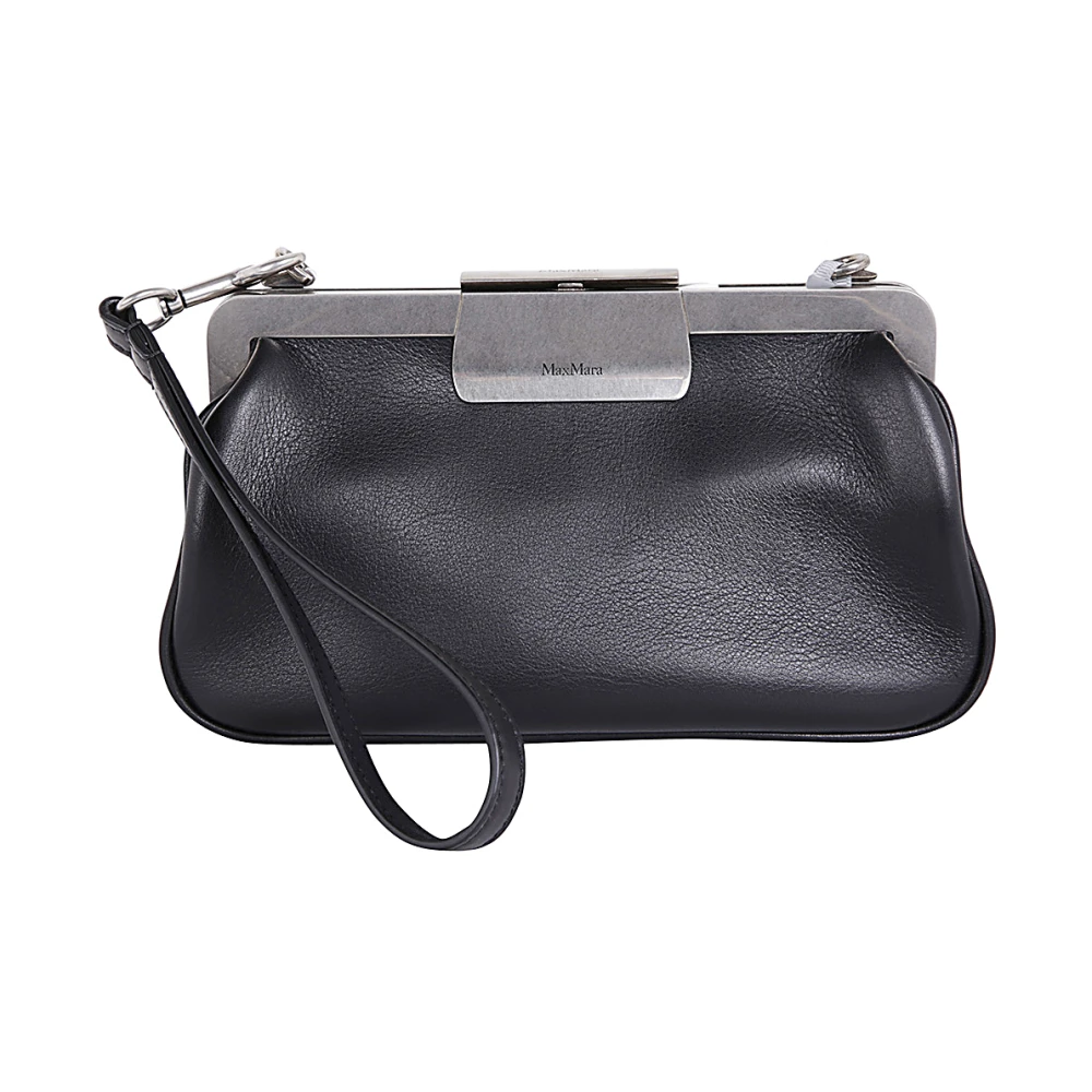 Max Mara Stijlvolle Schoudertas voor Vrouwen Black Dames