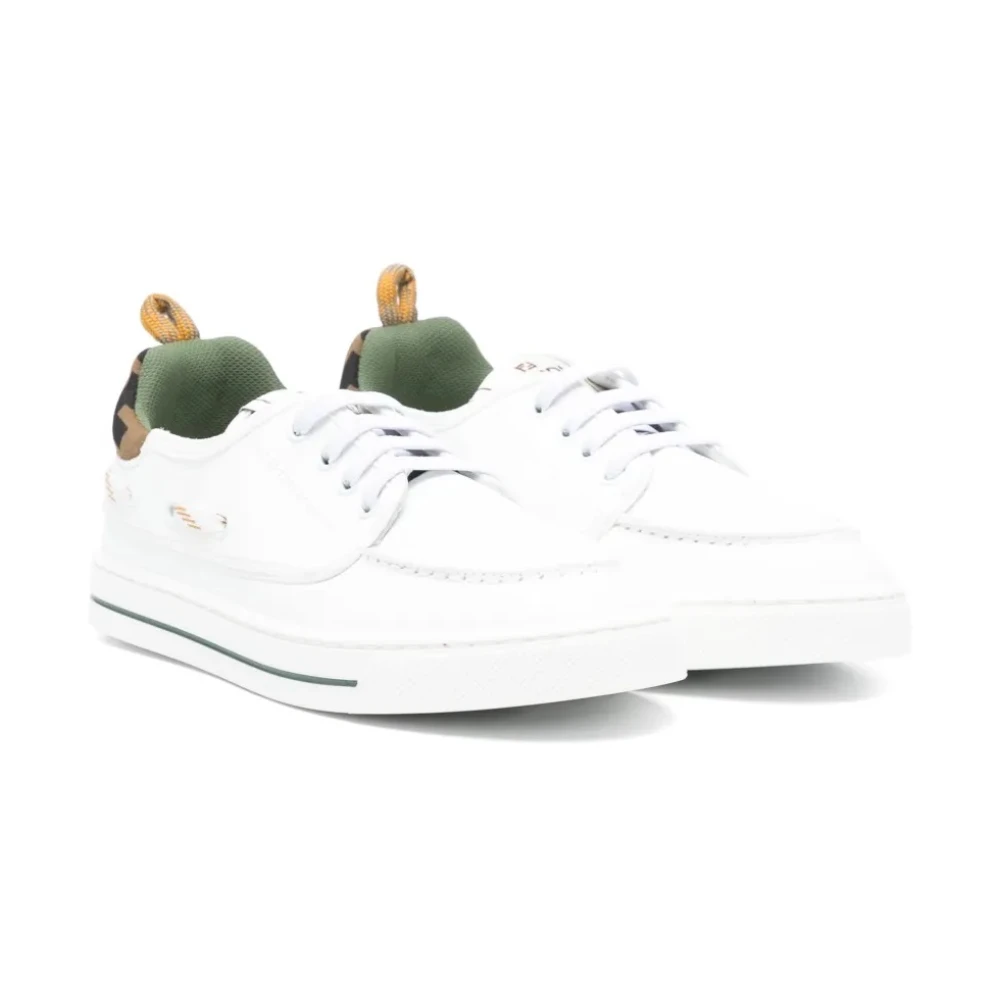 Fendi Girls White Kids Stylish Trainers For Active Play - Kids Sneakers - 37 Eu - Kids
