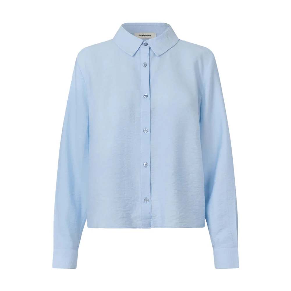 Modström Lange Mouw Blouse Shirt HudgesMD Blue Dames