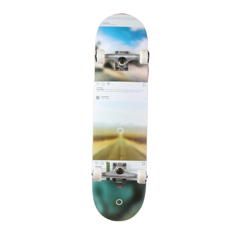 Globe Samengesteld Skateboard met Esdoornhouten Deck Multicolor Heren