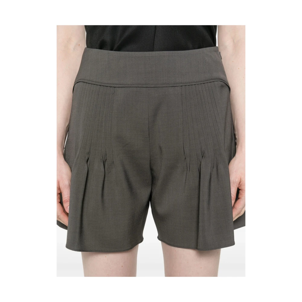LOW Classic Antracietgrijze Pintuck Detail Broek Gray Dames