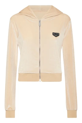 Chenille Hoodie Sweatjacket SKULL
