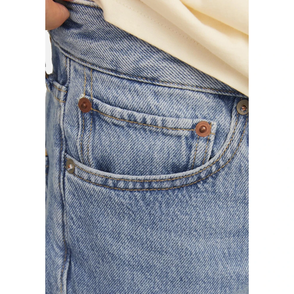jack & jones Denim Shorts voor Stijlvolle Zomerlook Blue Heren