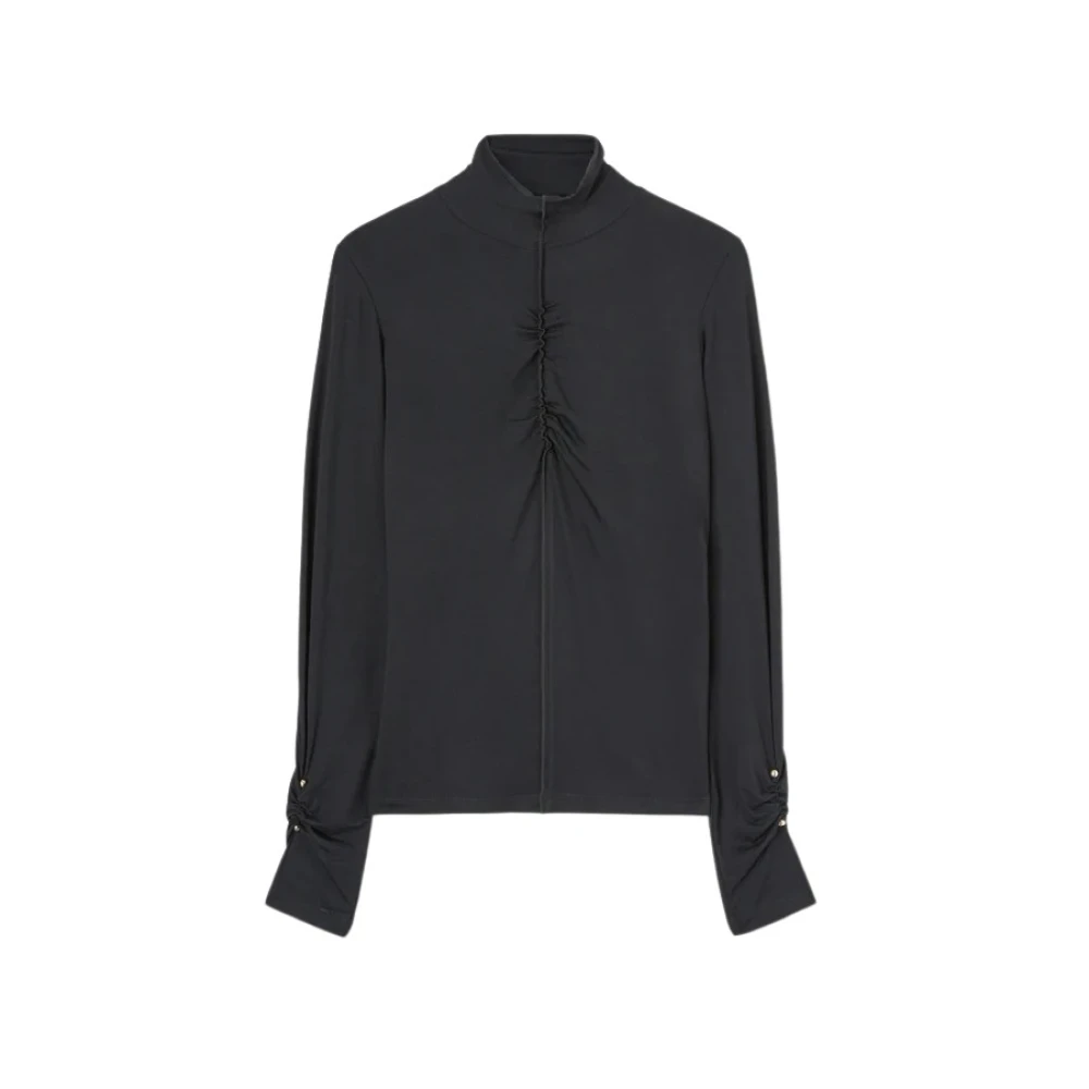 Dondup Women's Black Blouses, M, Maglia