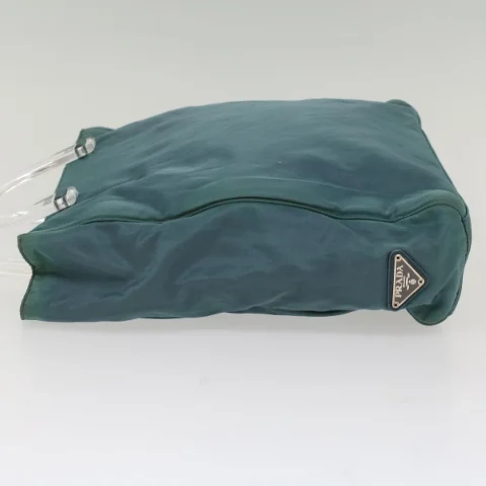 Prada Vintage Pre-owned Fabric prada-bags Blue Dames