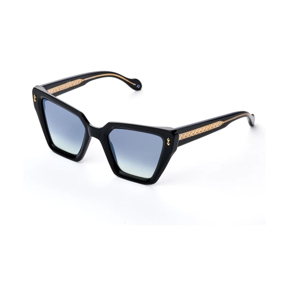 Kador Unisex Black Sunglasses, 52 Mm, Vanessa Glamour Sunglasses