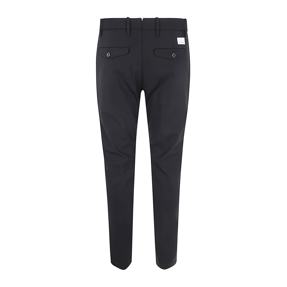 Nine In The Morning Zwarte Slim Chino Broek voor Mannen Black Heren