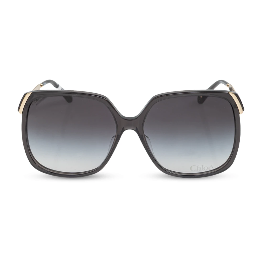 Chloé Women's Black Sunglasses, 60 Mm, Rectangular Sunglasses