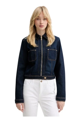 Amelie Cropped Denim Jacket