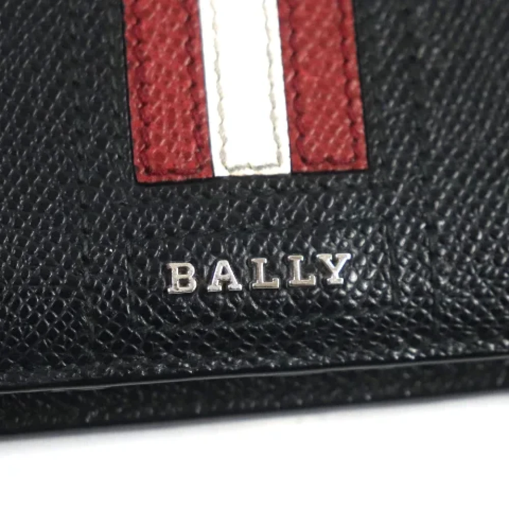 Bally Pre-owned Leather wallets Black Heren
