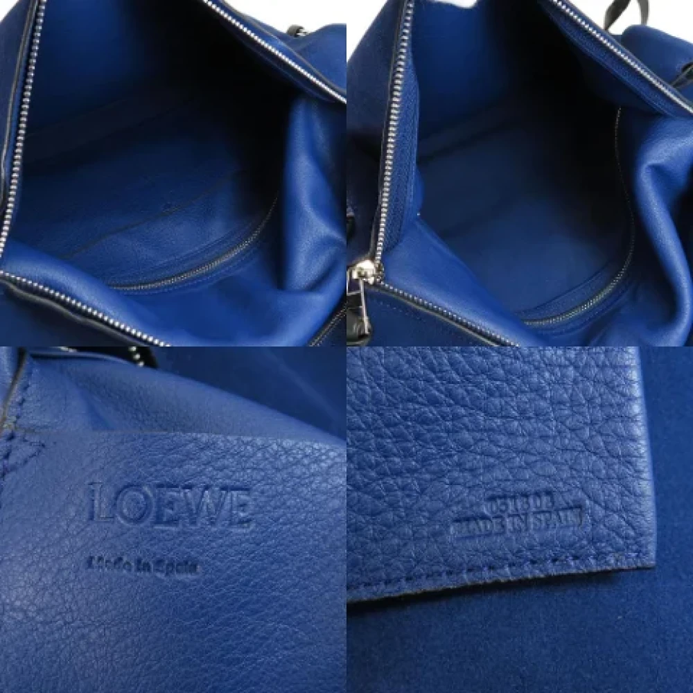 Loewe Pre-owned Leather shoulder-bags Blue Dames