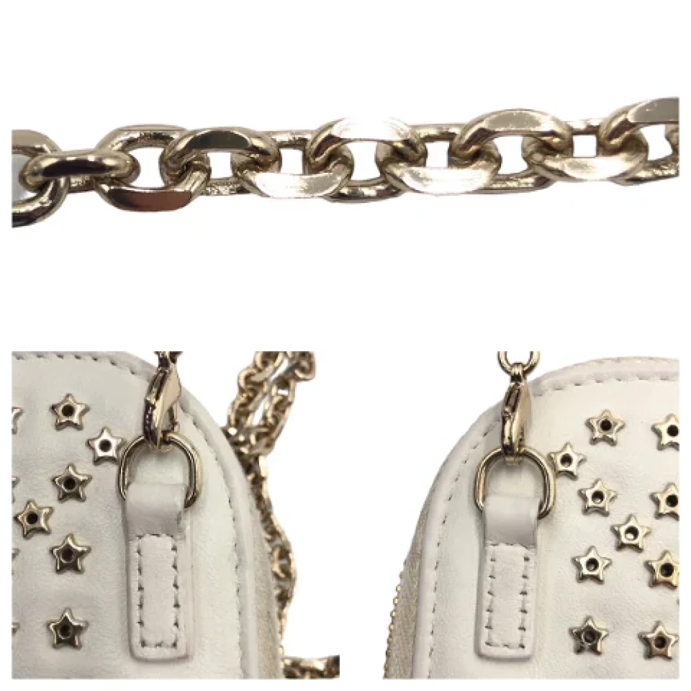 Dior Vintage Pre-owned Leather dior-bags White Dames