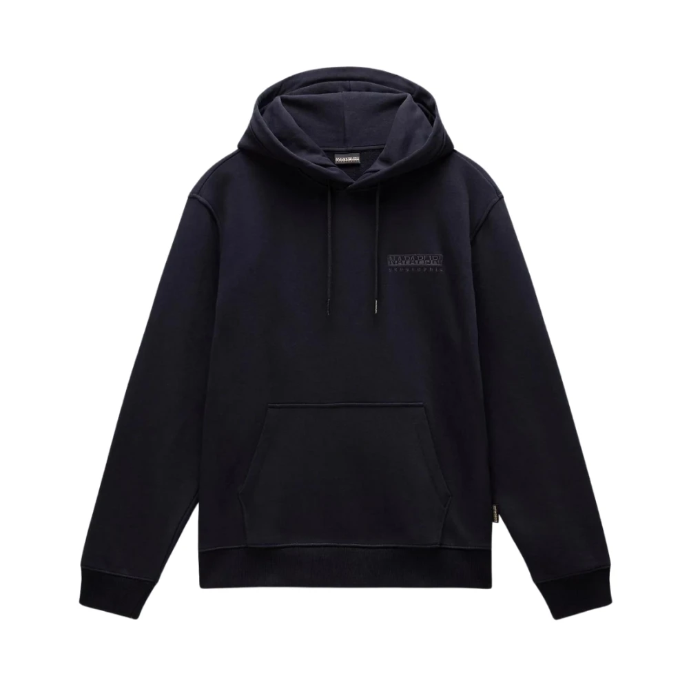 Napapijri Zwarte Hoodie Antarctic Research Black Heren