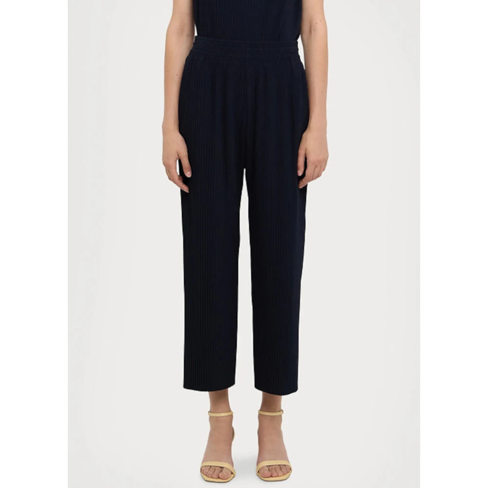 Max Mara Rolanda Easywear Broek Blue Dames