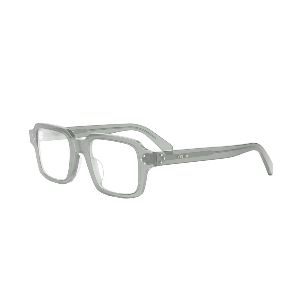 Celine Modig 3 Dots Fyrkantiga Glasögon Gray, Unisex