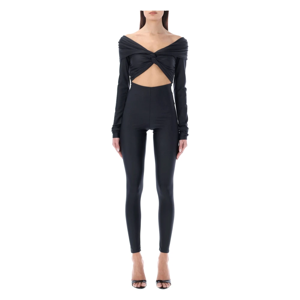 Andamane Zwart Cut-Out Jumpsuit Black Dames