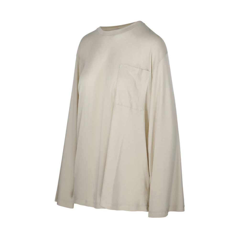 By Malene Birger Oester Grijs T-shirt met Lange Mouwen By Herenne Birger Gray Dames