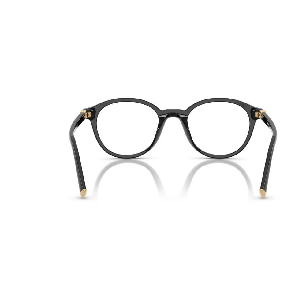 Miu Stijlvolle Bril in Gouden Kleur Black Dames