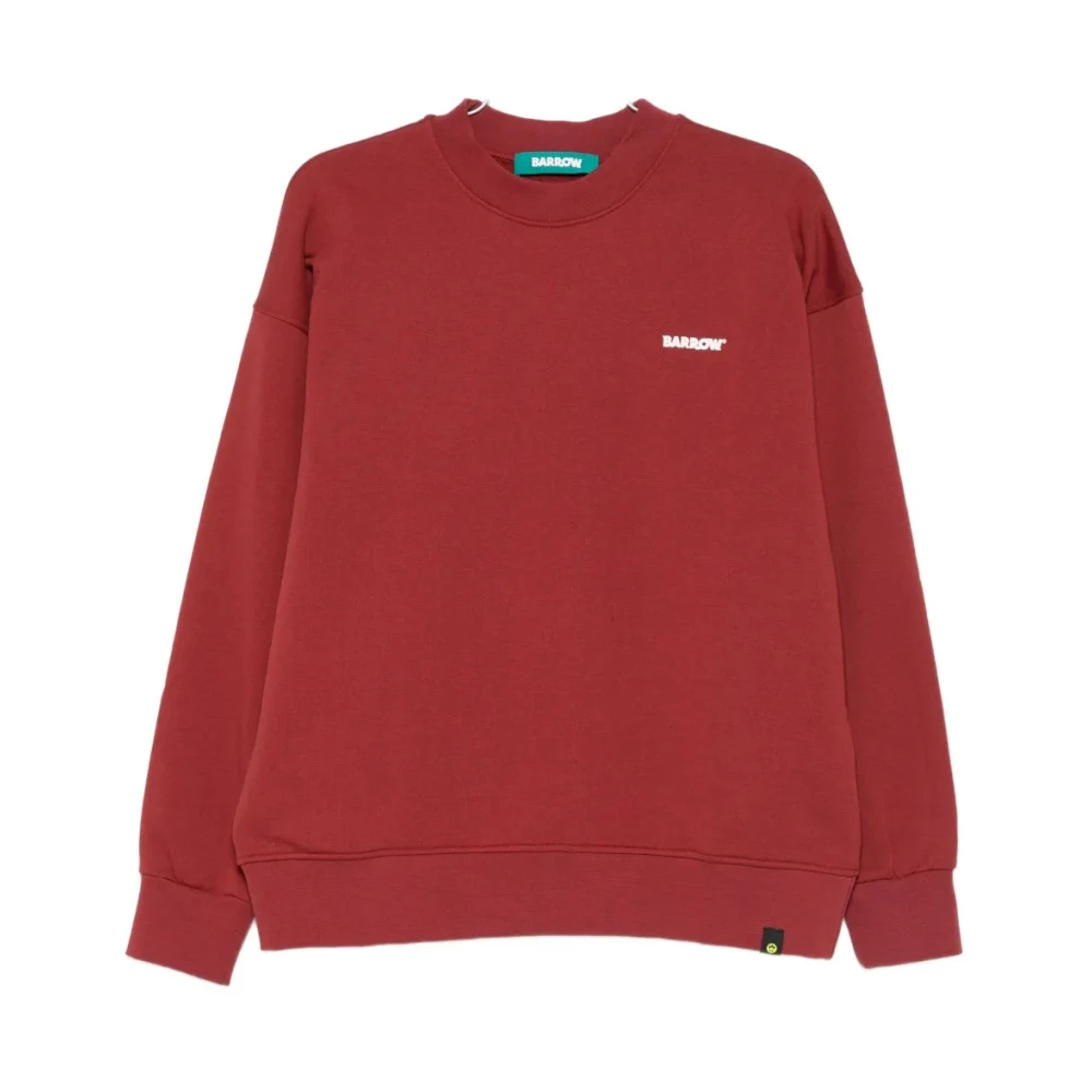 Barrow Red Logo Print Sweatshirt - Male - Sweatshirts - Xl - Sweatshirts & Hoodies