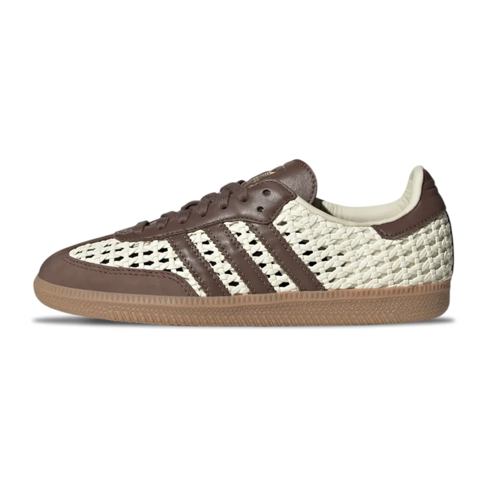Adidas Samba Og Basketweave - Unisex - Skateboarding - Brown - 4 2/3 Uk - Sport