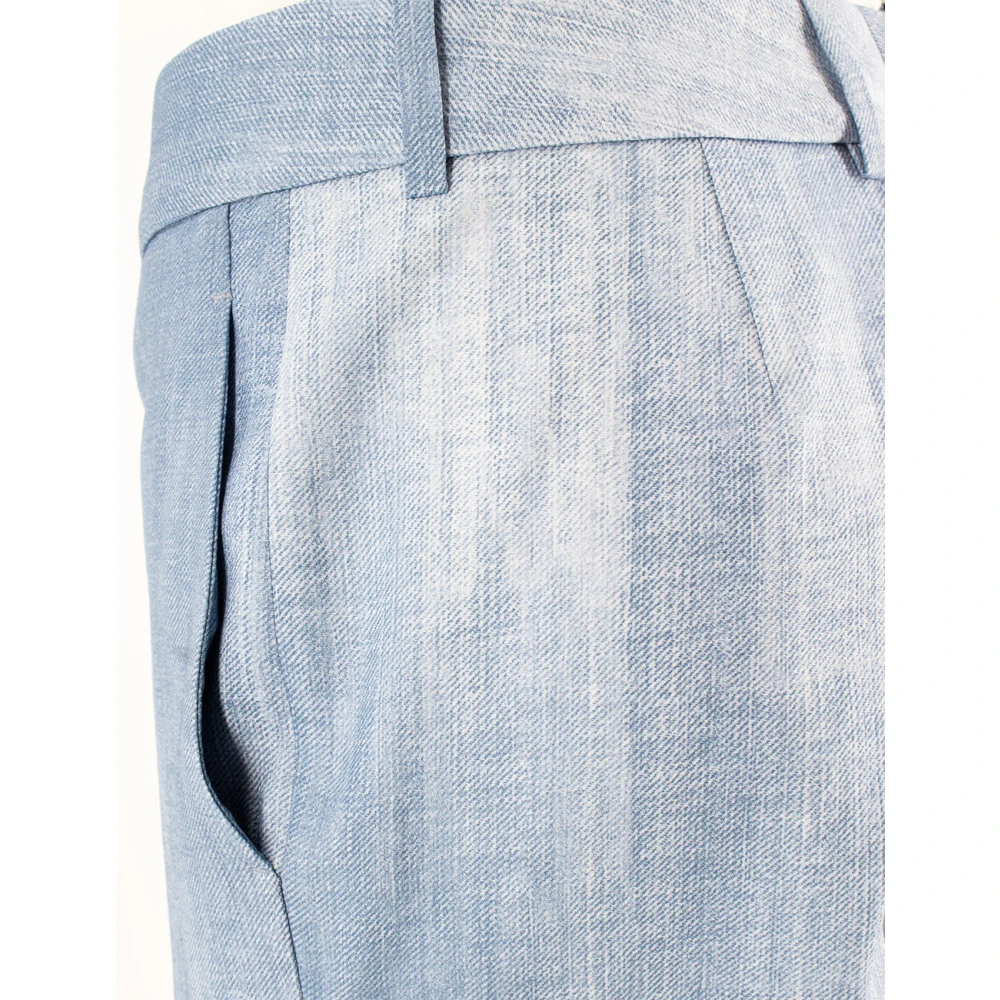 Ermanno Scervino Vintage Denim Regular-Fit Broek Blue Dames