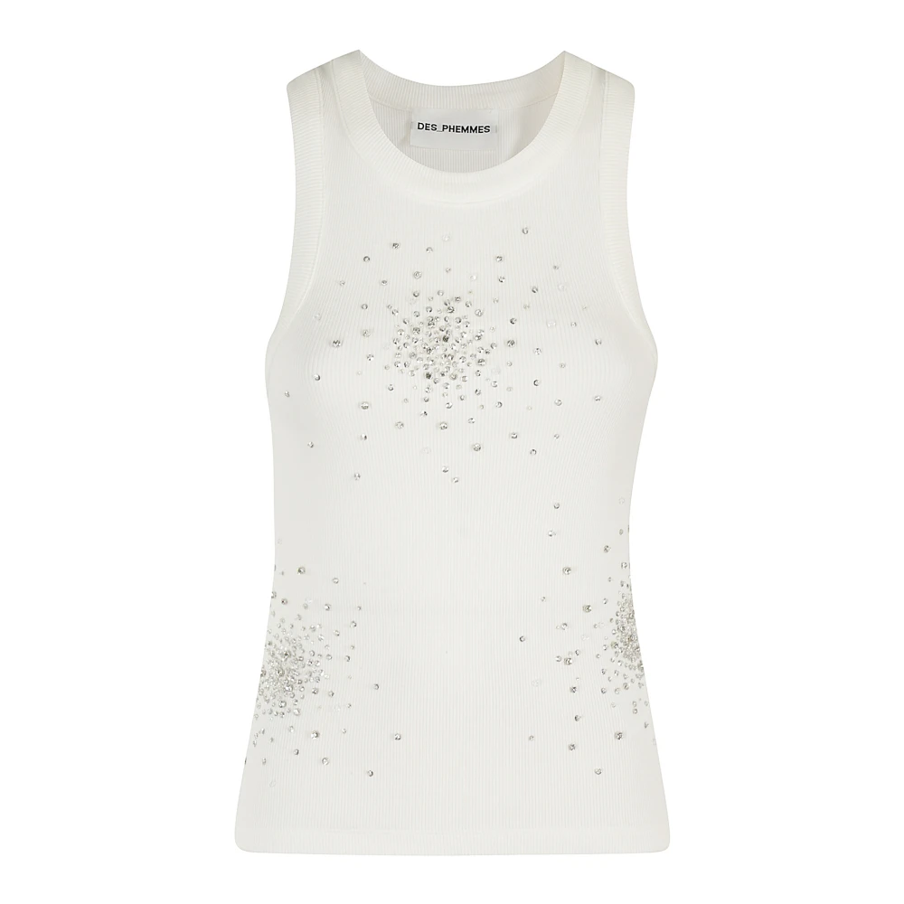 DES Phemmes Klassieke Tanktop White Dames