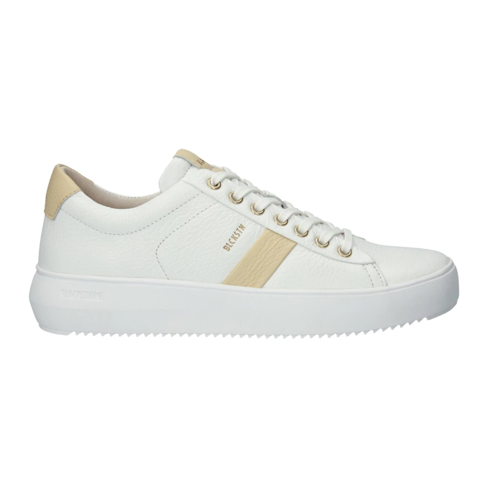 Blackstone Witte Sojaboon Sneaker Dames Schoenen