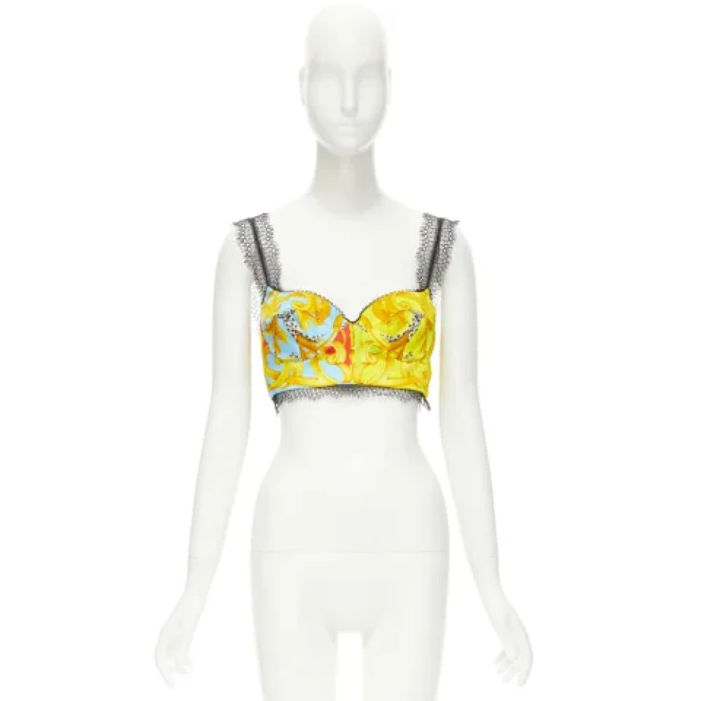 Versace Pre-owned Polyester tops Multicolor Dames