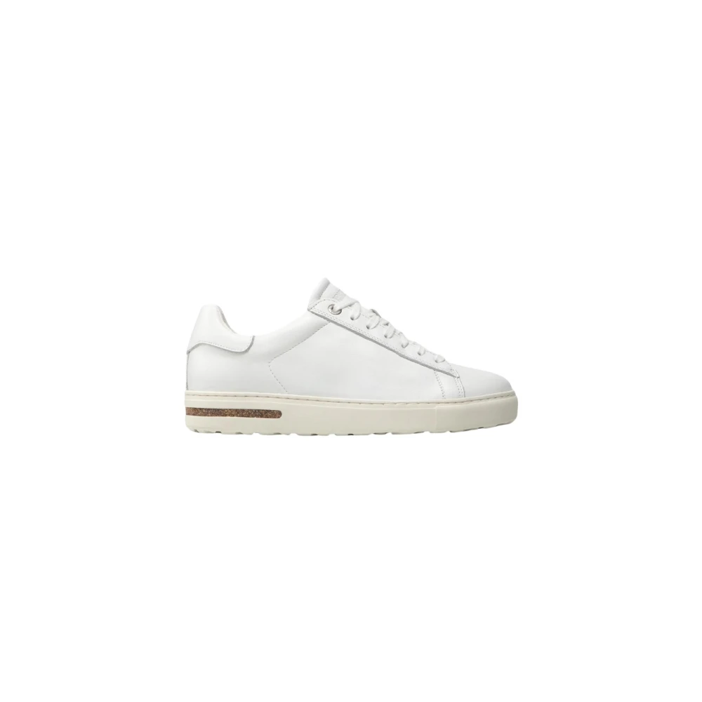 Birkenstock Witte Leren Lage Sneakers Dames Schoenen