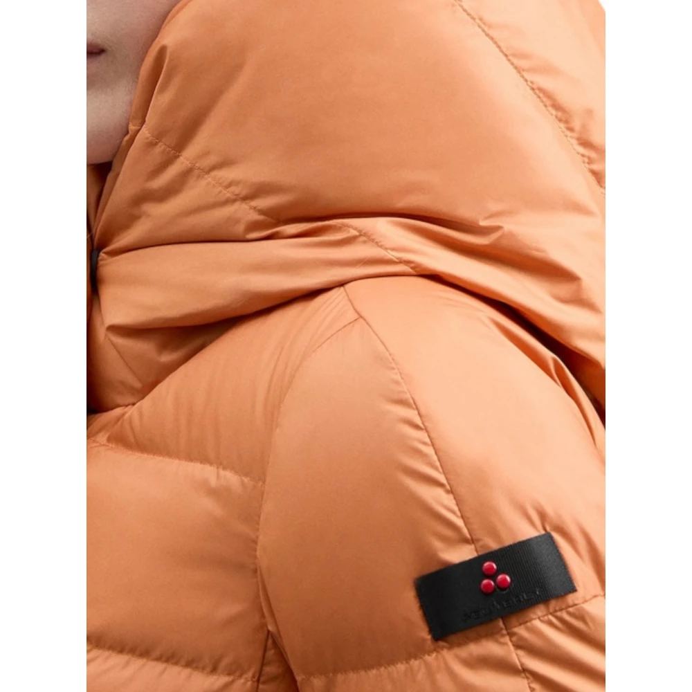 Peuterey Stijlvolle Winterjas Tucano MQS 01 Orange Dames