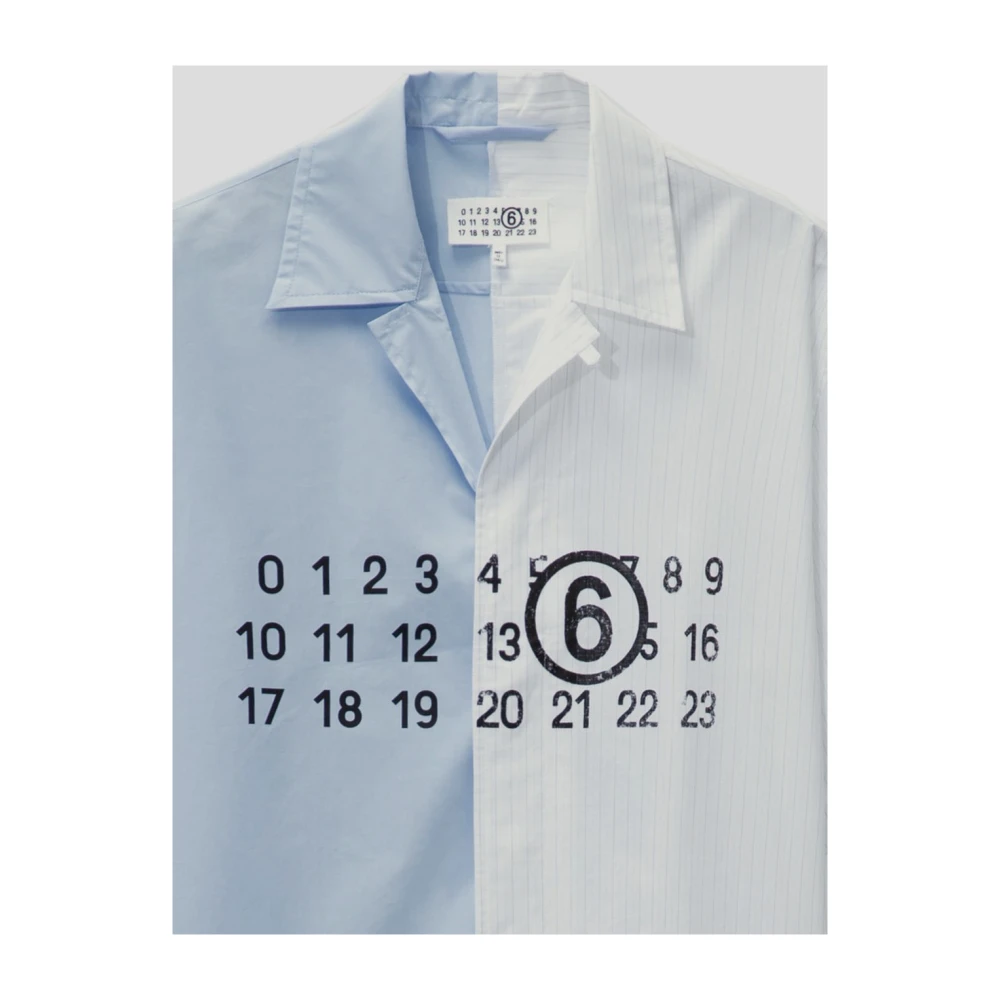 MM6 Maison Margiela Katoenen Logo Shirt Multicolor Heren