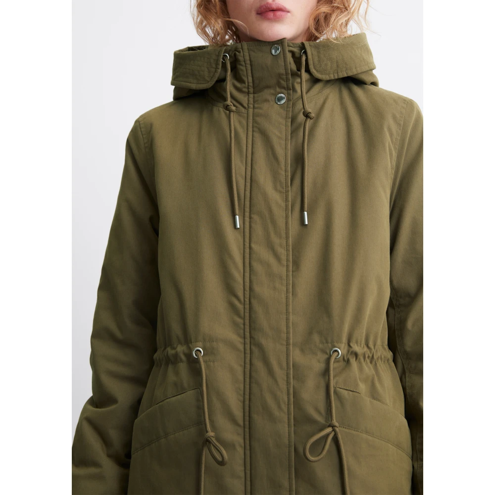 Marc O'Polo Relaxte capuchon parka Beige Dames
