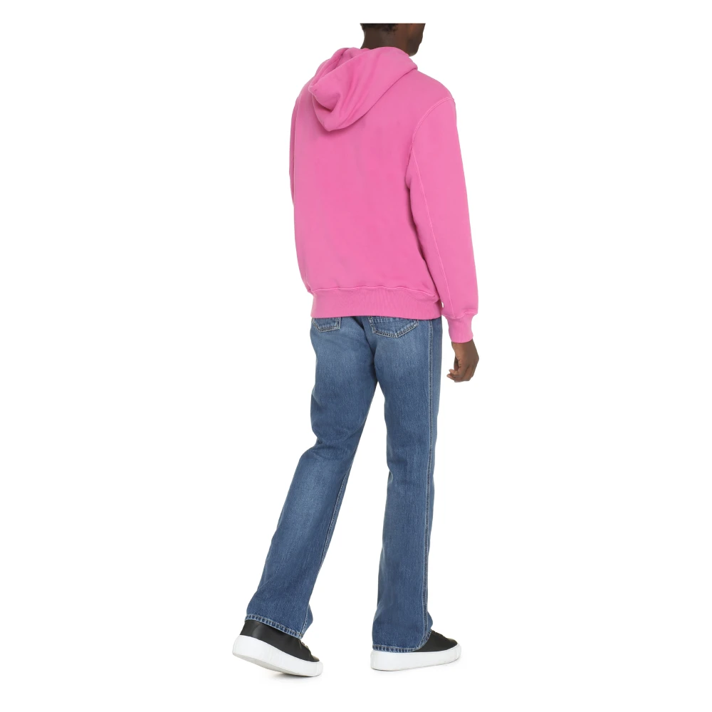 Autry Hooded Sweatshirt Pink Heren