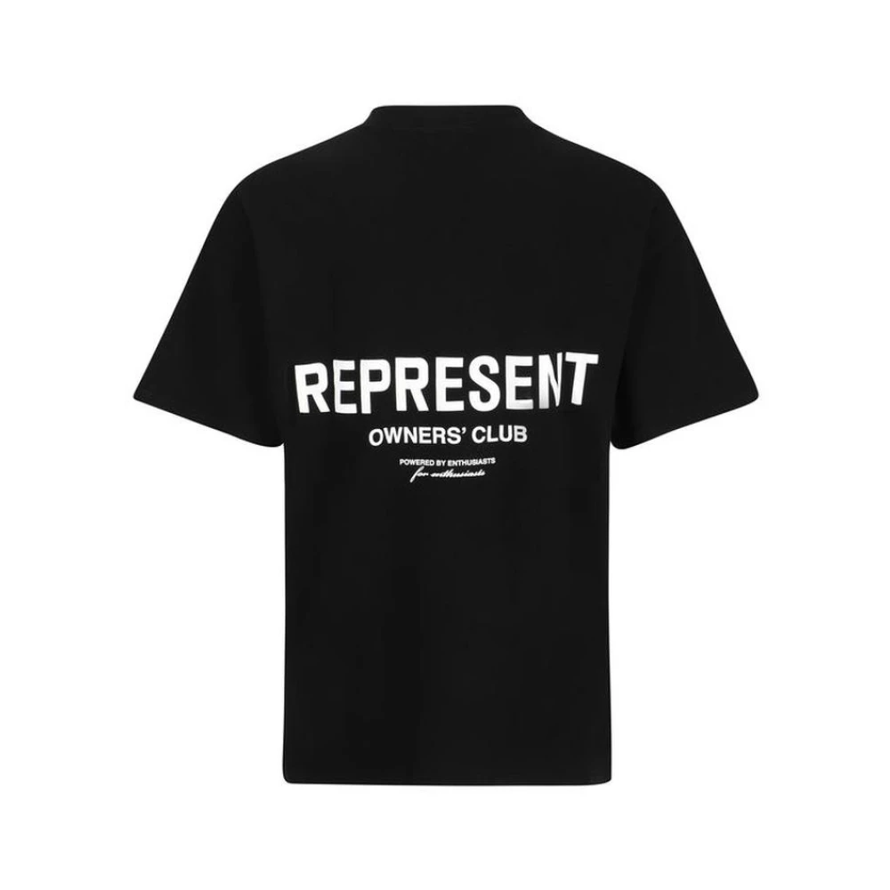 Represent Zwarte Katoenen T-Shirt Black Heren