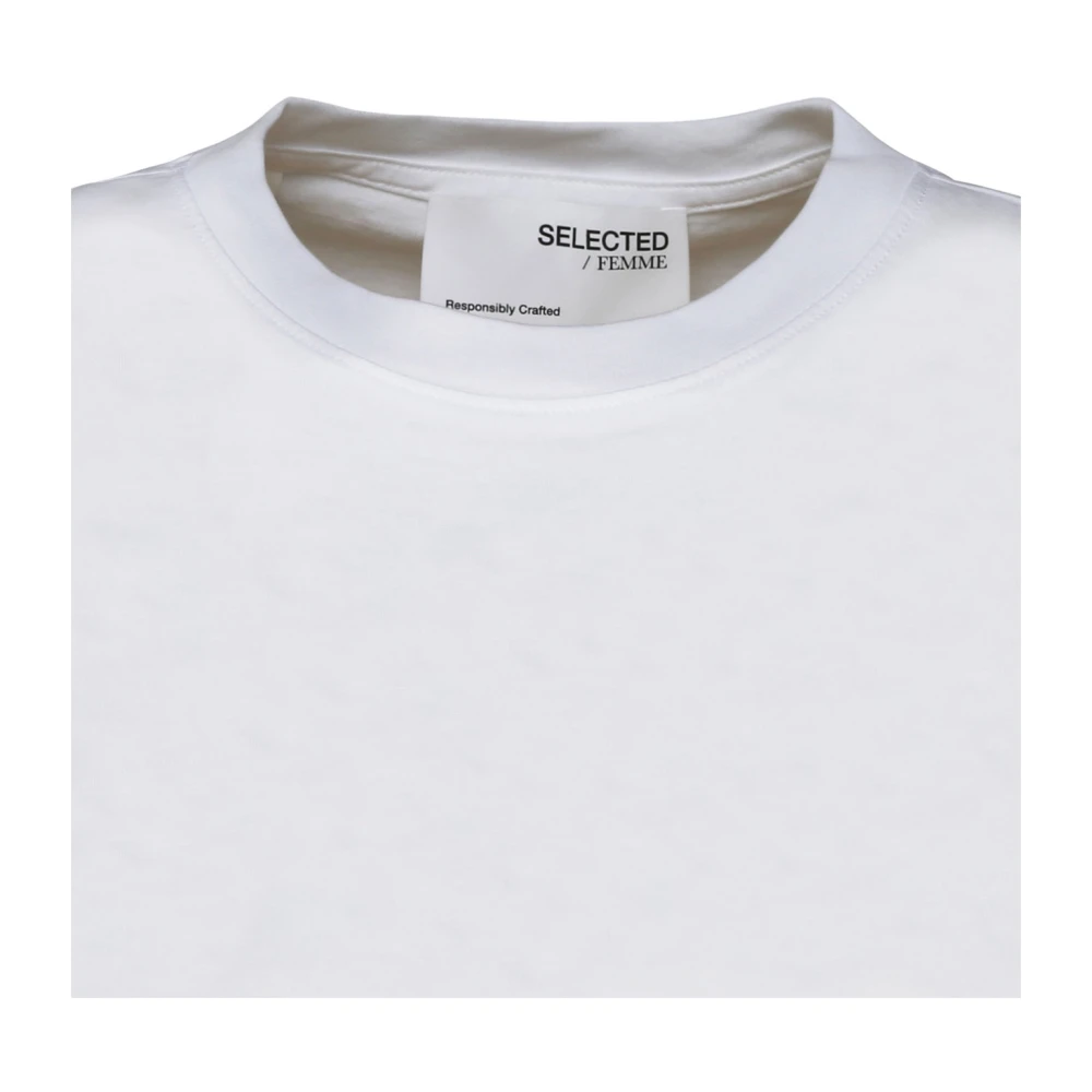 Selected Femme T-Shirts White Dames