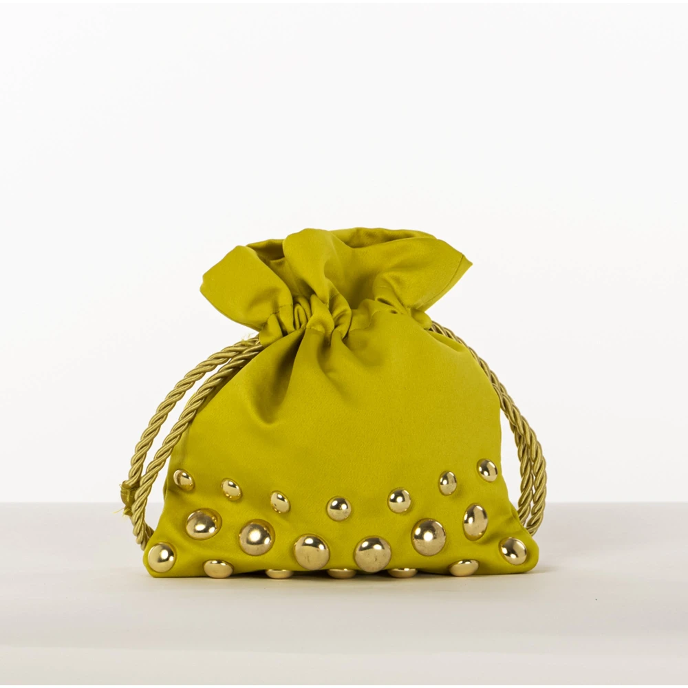 pinko Stijlvolle Dames Clutch Tas Groen Green Dames