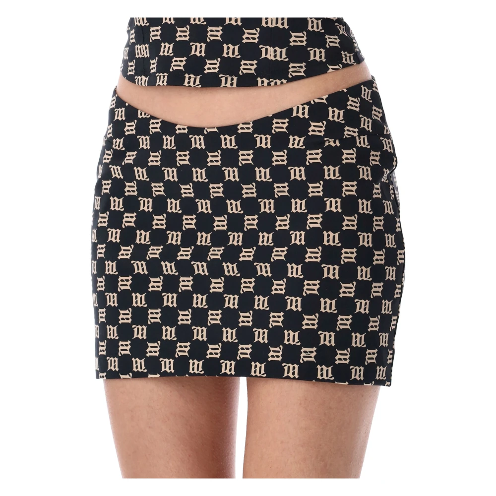 Misbhv Monogram Mini Rok Multicolor Dames