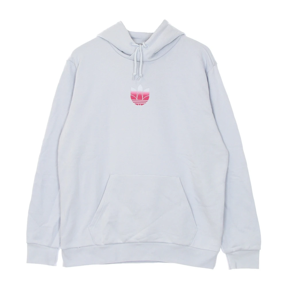 Adidas Ombre Hoody Lichtgewicht Sweatshirt 3D Logo Blue Heren
