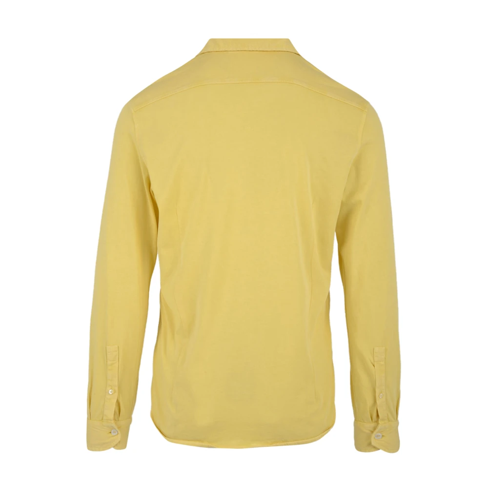 Drumohr Gele Overhemden voor Heren Yellow Heren