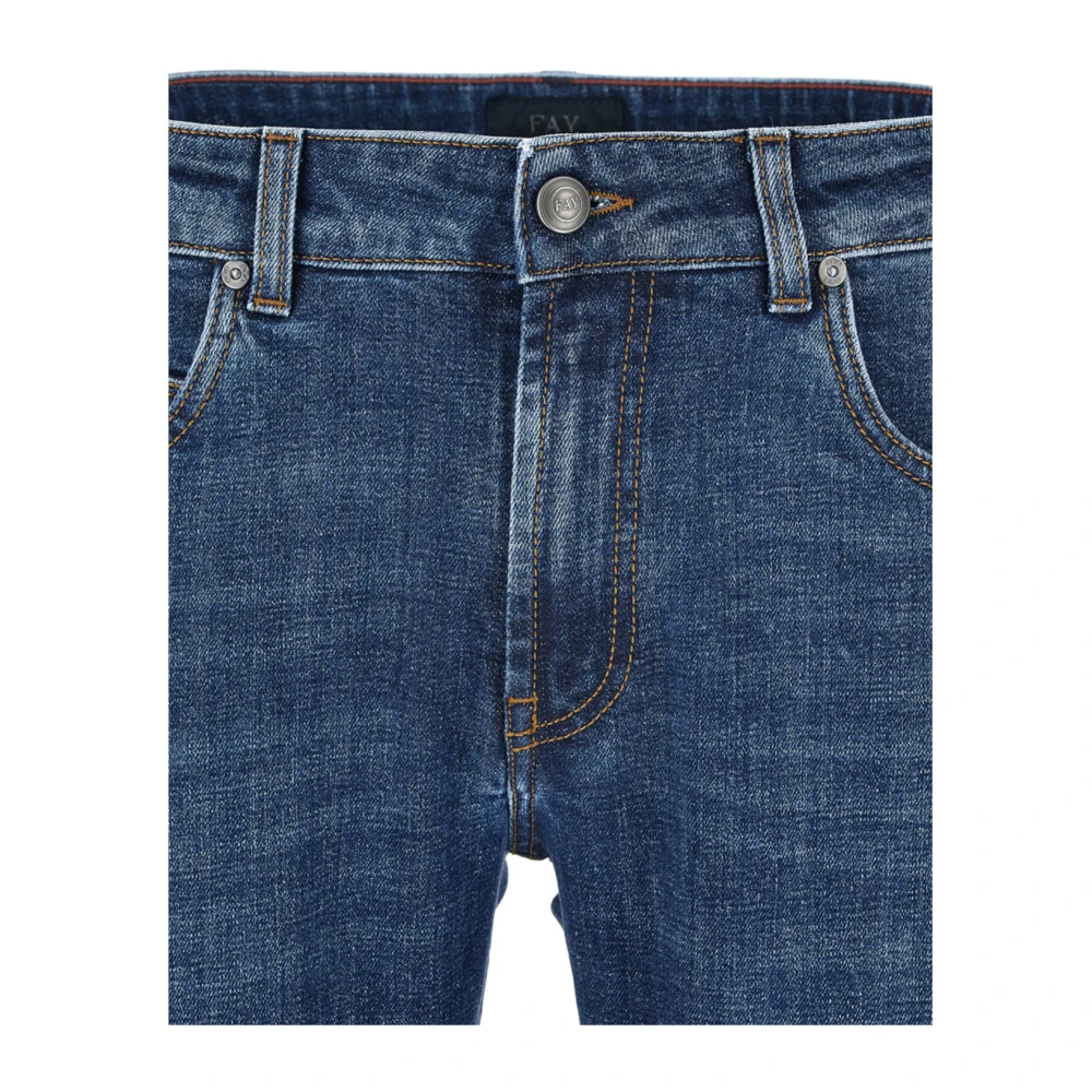 Fay Stijlvolle Spijkerbroek Blue Heren