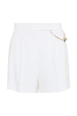 Gabardine Shorts med Juvel-Logo