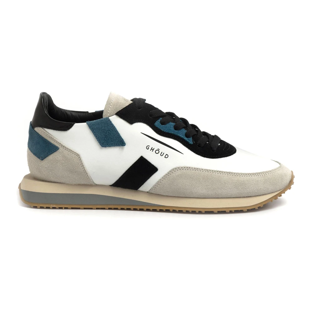 Ghoud Witte Sneakers Minimalistische Stijl Heren Schoenen Veelkleurig Multicolor